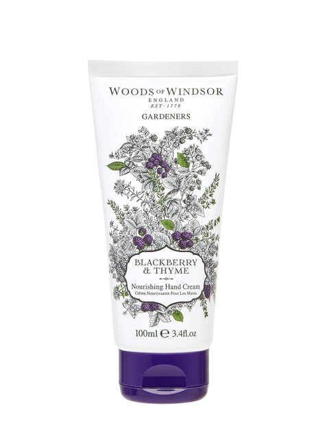 Woods of Windsor Nourishing Hand Cream, Blackberry and Thyme, 100 ml