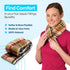 Microwavable Heating Pads by SunnyBay, Moist Heated Neck and Shoulder Wrap, 2.5 lbs, 26x5 Inches, London