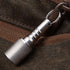 Keychain Pill Holder, Titanium Pill Case Small Organizer, Waterproof Pill Box, EDC Pill Container Metal Tube for