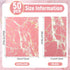 Zonon 50 3 13x16 Inch Pcs Pink Marble Guest Towel Disposable Bathroom Paper Napkins Decorative Hand Towels Ply Beverage
