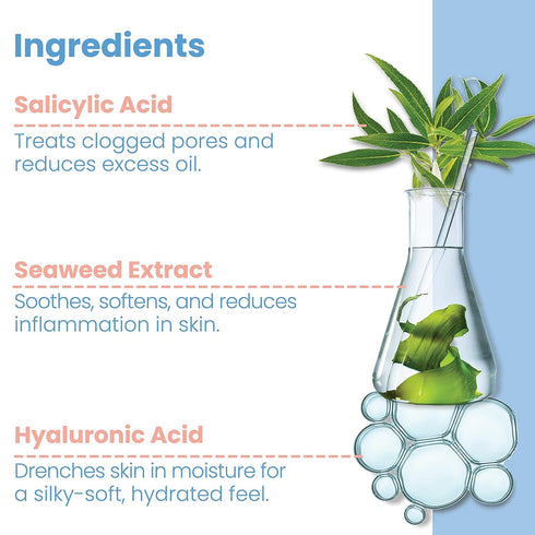 Pore Clearing BHA Serum - Salicylic Acid Acne Exfoliating Serum for Blemishes, Blackheads, Oily Skin