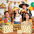 Peconal Taco Gift Bag Taco Mexican Fiesta Gift Wrapping Paper Bag with Handle Greeting Card Tissue Paper Mexican Food