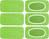 mgmooa 6Pcs Reusable Microfiber Mop Pads Compatible with Swiffer Sweeper Mops, Wet Sweeping Cloths & Dry Mopping