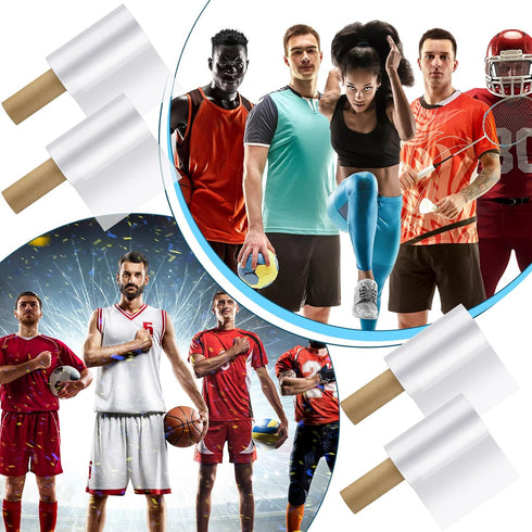 Outus 4 Pack Packs 5 Inch 500 Wrap Plastic Film with Handle Plastic Bags for Ice Tattoo Wrap Suitable for Athletic