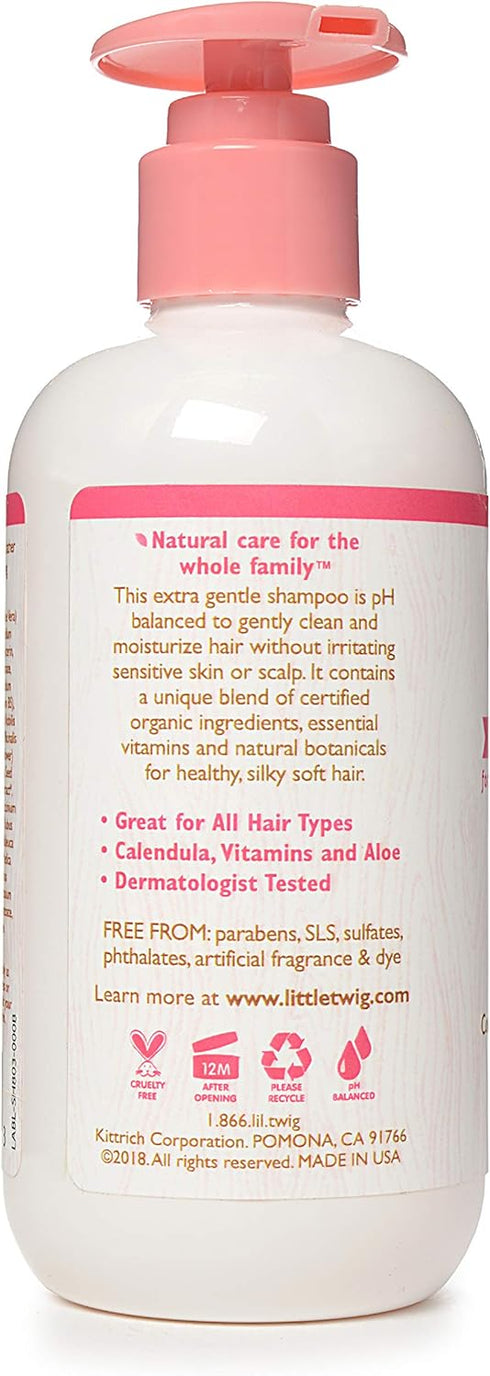 Little Twig Natural Plant Derived Shampoo, Berry Pomegranate, 8.5 fl oz.