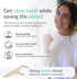 Biodegradable Floss Picks, 200pcs Natural, Vegan, Sustainable, Reusable Dental Floss Picks