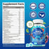Gummies w/Omega-3, Migcopat Multivitamin for Men, Mens Multivitamins Probiotics, Inositol, Folate, Biotin, Zinc