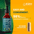 E2H EARTH TO HUMANS Vitamin D3 & K2 Supplement - Liquid Vitamin D3 5000 IU - Non-GMO, Vegan - (2 Bottles)