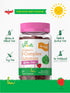 Carlyle Kids B Complex Gummies | 90 Count | Peach Raspberry Flavor | Non-GMO, Gluten Free & Vegan