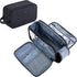 ZEEMO Extra Large Toiletry Bag for Men, Water-resistant Dopp Kit with Double Side Full Open Design for Travel, Black