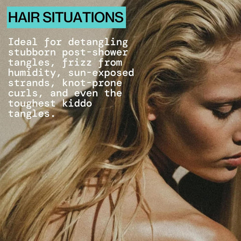 Pacifica Coconut Milk Hair Detangler Spray, Leave-In Conditioning Elixir for Tangle-Free Hair