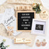 Pregnancy Announcement Set, Baby Announcement Props Ideas Include Letter Board, Pregnancy Test