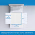 RMS Ultra Soft 4-Layer Washable Incontinence Bed Pad - Waterproof, 34"X36" with Two 18" Flaps