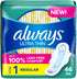 Always Ultra Thin Pads with Wings, Size 1, Regular, 46 Count