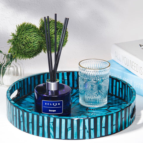 Escape Scented Reed Diffuser with Sticks, 6.7 Oz (200ml) Home Fragrance for Bathroom, Bedroom Decor