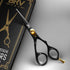 Professional Mustache & Beard Trimming Scissors - 5.5" High Carbon Stainless Steel, Razor Sharp Facial Hair Shears