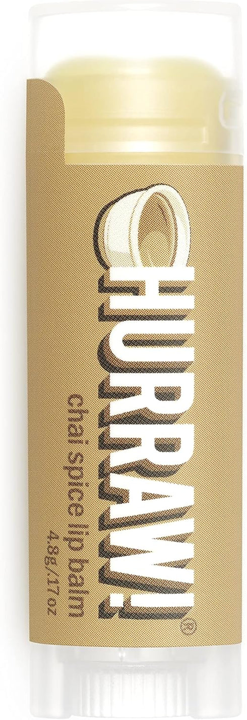 Hurraw! Chai Spice Lip Balm: Organic, Certified Vegan, Cruelty-Free, Gluten-Free, Non-GMO, 100% Natural Ingredients