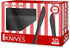 Stock Your Home - 125-Count Plastic Knives, Heavy Duty Disposable Silverware for Dinner, Bulk Cutlery in Black