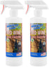 Amazing Red Wine Stain Remover, Natural Enzymes Eliminate Wine Stains Fast, USA Made (16oz 2 Pack)