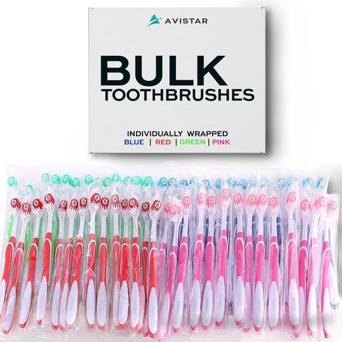 Bulk Toothbrushes Pack: 148 Individually Wrapped Toothbrushes for Travel and Donations