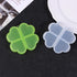 miihello 4 Grids Daily Pill Organizer, Portable Plastic Pill Storage Box with Independent Opening Design, Four-Leaf