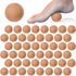 Seenelling 50 Pcs Cork Massage Ball 1.5 Inch Solid Hard Myofascial Release Yoga