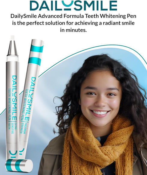 Smile-4PK Advanced Formula Teeth Whitening Pen, Strong Teeth Whitening Gel, Gentle Tooth Whitening Pen, Teeth Whitening