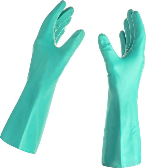 Best Nitrile Rubber Cleaning Gloves, Household, Dishwashing, Latex Free, Small, 1 Pair