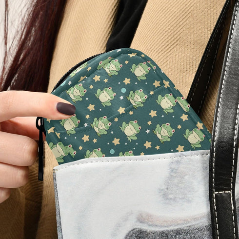 MNSRUU Travel Pill Organizer Bag Weekly Medicine Organizer Case Many Cute Frog Portable Small Daily Pill Box