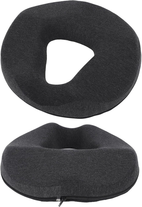 BAODEYOUB Chair Cushion Memory Foam, Pressure Relief Back Support Seating Cushion, Orthopedic Coccyx Cushion with Non