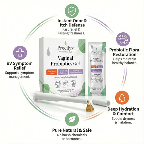 Moisturizer,7 Vaginal Probiotics Intimate Care Gel for Women with Boric Acid Odor Control,Itch Relief & pH Balance