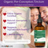 Herb Lore Organic Fertility Tincture - Alcohol-Free Liquid Support for Women