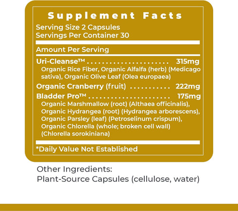 Premier Research Labs UriVen, Bladder Health Support Supplement for Women & Men, 60 Vegetarian Capsules