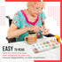 Large Weekly Pill Organizer, 2 Pack AM PM Pill Box for Medication, XL 7 Day Organizer with Braille