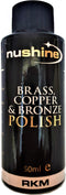 Nushine Brass, Copper & Bronze Polish 1.7 Oz | Ecofriendly, Solvent Free | Contains Anti Tarnish Agent