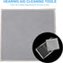 7 Pieces Hearing Aid Cleaning Tools, Amplifier Cleaning Brush and Magnet, Kit with Velvet Bag