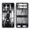 Nail Clippers Set, Fingernail and Toenail Clipper Cutters, 18 Pieces Stainless Steel Professional Grooming Kit