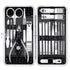 Nail Clippers Set, Fingernail and Toenail Clipper Cutters, 18 Pieces Stainless Steel Professional Grooming Kit