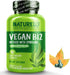 NATURELO Vegan B12 - High Potency Methyl B12 1000 mcg with Organic Spirulina - Supports Mood, Energy, Heart & Eye