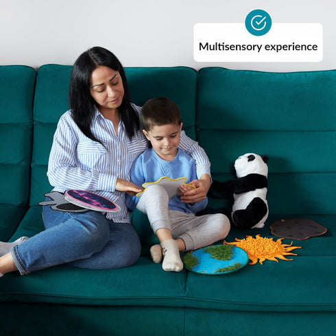 ODOXIA Sensory Mats Texture Children | Sensory Tiles for Kids | Sensory Pads for Autistic Children | Helps with Sensory