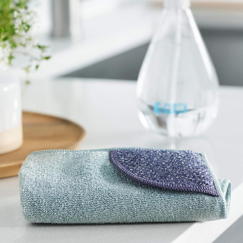 Pack, E-Cloth Kitchen Microfiber Cleaning Cloths, Single Green