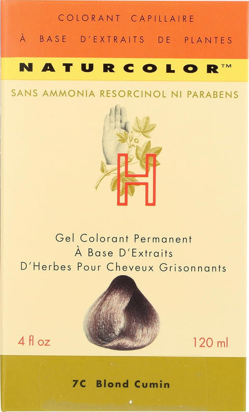 naturcolor Hair Dye, 7C - Caraway Blonde, 4 Ounce
