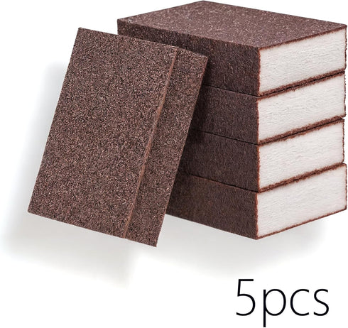 You have diamonds in your pockets. Show the world! 5 Powerful Pot Scrubber Cleaning Sponges, Heavy Duty Kitchen Eraser