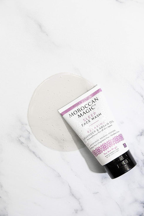 Moroccan Magic Sleep Face Wash | Clean Beauty | Sweet Lavender | Vegan and Cruelty-Free