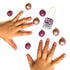 MISS NELLA BUBBLE GUM – Safe Lilac Nail Polish for Kids, Non-Toxic & Odor Free, Natural Water Based, Easy Peel Off