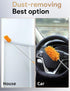 Microfiber Duster for Cleaning, Tukuos Hand Washable Dusters with 2pcs Replaceable Microfiber Head, Extendable Pole