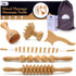 Nuddspa Wood Therapy Massage Tools 6-in-1, Lymphatic Drainage Massager Maderoterapia Kit - Anti