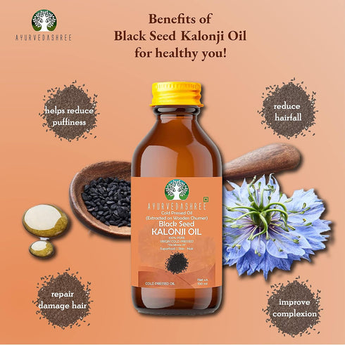 Cold Pressed Black Seed Oil, Omega 3 6 9 | Super antioxidant & Immune Support, Joints, Digestion, Hair & Skin, 3.38 fl oz., Extracted on Wooden Churner, No GMO,Untreated, Unrefined