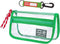 Rough Enough TSA Approved Toiletry Bag, Small Clear Travel Makeup Case Pouch Organizer with Zipper, Green
