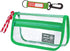 Rough Enough TSA Approved Toiletry Bag, Small Clear Travel Makeup Case Pouch Organizer with Zipper, Green